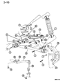 Diagram for 1996 Dodge Viper Axle Support Bushings - 5012650AA