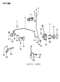 Diagram for Dodge Ram 50 Door Handle - MB321411