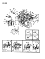 Diagram for 1987 Dodge Caravan Heater Control Valve - 4339457