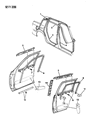 Diagram for Chrysler New Yorker Weather Strip - 4675276