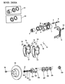 Diagram for 1990 Chrysler New Yorker Brake Pad - VAJ12715AA