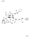 Diagram for 1995 Chrysler New Yorker Parking Brake Cable - 4695468