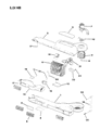 Diagram for 1987 Jeep Grand Wagoneer Blower Motor - 56002007