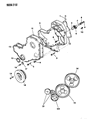 Diagram for Dodge W350 Timing Cover Gasket - 4429131