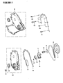 Diagram for 1992 Jeep Wrangler Timing Cover - 53020233