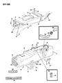 Diagram for 1987 Dodge W350 Fuel Tank Strap - 3733835