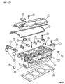 Diagram for Chrysler Town & Country Camshaft Plug - 4667731