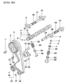 Diagram for 1993 Dodge Ram 50 Timing Belt - MD189522