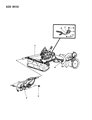 Diagram for Dodge Dakota EGR Valve - 4287454