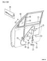 Diagram for Jeep Cherokee Window Regulator - 55154794