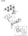 Diagram for 1988 Dodge Grand Caravan Piston Ring Set - MD104923