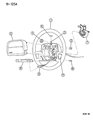 Diagram for Chrysler LeBaron Clock Spring - 4688554