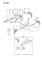 Diagram for Dodge Ram 50 Ignition Lock Cylinder - MB415752