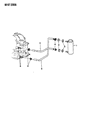 Diagram for 1992 Dodge Shadow Transmission Oil Cooler Hose - 4546123