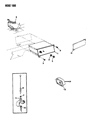 Diagram for 1991 Dodge Ramcharger Car Speakers - 5AW52KM6