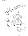 Diagram for 1987 Dodge Raider Air Filter - MD620047