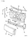 Diagram for 1995 Chrysler Town & Country Grille - 4576736