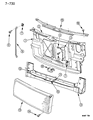 Diagram for Dodge Caravan Grille - 4576736