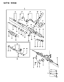 Diagram for 1993 Dodge Colt Rack and Pinion Boot - MR103280