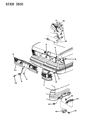 Diagram for Chrysler LeBaron Tail Light - 4576053