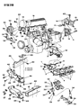 Diagram for 1992 Chrysler Town & Country Engine Mount Bracket - 4612558