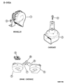 Diagram for 1995 Jeep Wrangler Horn - 56007189