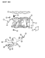 Diagram for Dodge W150 Intake Manifold - 53005765