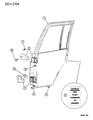 Diagram for 1995 Jeep Grand Cherokee Door Hinge - 55076204