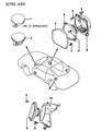 Diagram for 1996 Dodge Stealth Car Speakers - MR142013