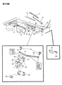 Diagram for Chrysler TC Maserati Wiper Pivot - 4467330