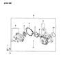 Diagram for 1994 Dodge Colt Distributor Cap - MD618297