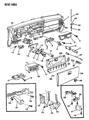 Diagram for Chrysler LeBaron Antenna Cable - 4469058