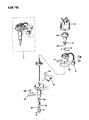 Diagram for 1990 Jeep Grand Wagoneer Distributor Rotor - 33004795