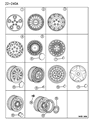 Diagram for Dodge Shadow Wheel Cover - 4684061