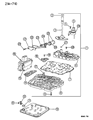 Diagram for Chrysler LHS Valve Body - R4864780