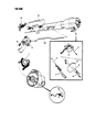 Diagram for Dodge Spirit Ignition Switch - 3747529