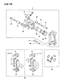 Diagram for 1993 Dodge Stealth Brake Caliper Piston - MB534404