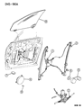 Diagram for Chrysler Window Crank Handles - JC09SC3