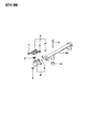 Diagram for 1992 Dodge Colt Fuel Pressure Regulator - MD119038