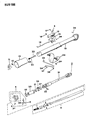Diagram for Jeep Comanche Steering Shaft - 4713943