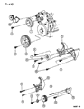 Diagram for Dodge Ram Van Belt Tensioner - 53010255