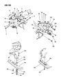 Diagram for 1989 Dodge Dakota Engine Mount Bracket - 4348555