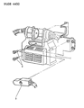 Diagram for 1991 Jeep Wrangler Engine Control Module - R6027436
