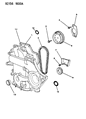 Diagram for Chrysler Camshaft Thrust Plate - 4448921