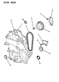 Diagram for Dodge Caravan Camshaft Thrust Plate - 4448921