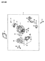 Diagram for Dodge Stealth Throttle Body Gasket - MD180361