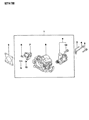 Diagram for 1990 Dodge Colt Idle Control Valve - MD614351