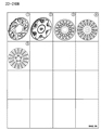 Diagram for 1987 Dodge Caravan Lug Nuts - 6500526