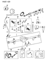 Diagram for Jeep Grand Wagoneer Pinion Bearing - J0807266