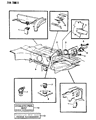 Diagram for 1987 Dodge Charger Fuel Tank Strap - 4279174